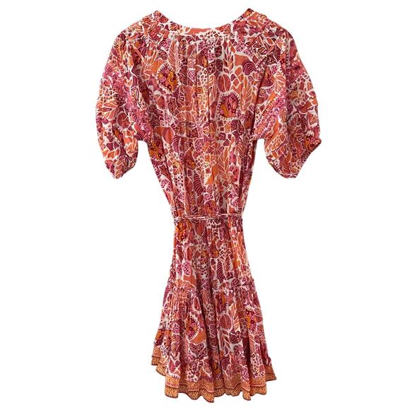 Poupette‎ St. Barth Mini Bona V-Neck in Red Chagal Size Medium - Picture 13 of 13